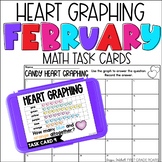 Heart Graphing February Task Card Activity Math Centers, S