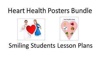 Preview of Heart Health Posters Bundle