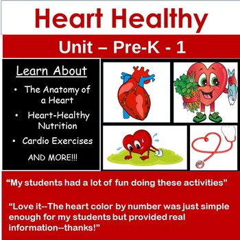 Preview of Heart Health (PreK-1 Unit)