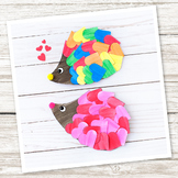 Heart Hedgehog Craft (Valentine's Day)