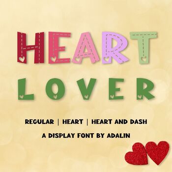 Preview of Heart Lover Font