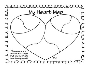 heart map by fun and fantastic in fifth teachers pay teachers