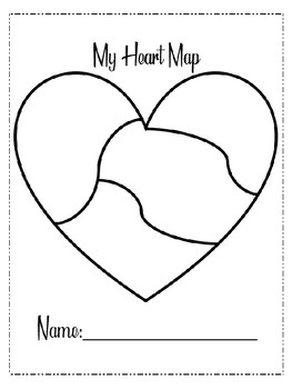 heart map by miss collins creations teachers pay teachers