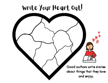 heart map for writing teaching resources teachers pay teachers