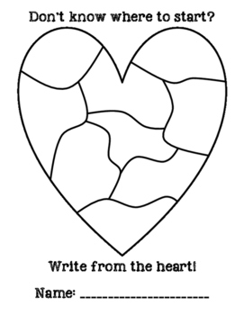Preview of Heart Map Writing Journal Cover