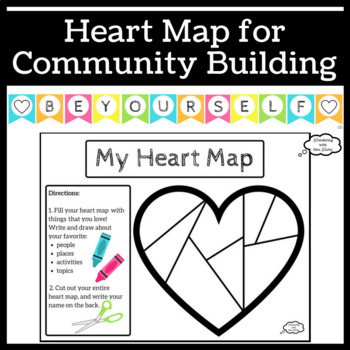 Preview of Heart Map for Community Building