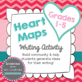 Heart Maps Writing and Journal Activity