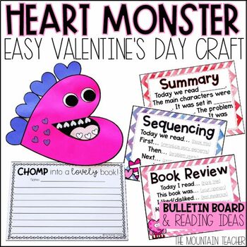 Valentine Love Monster Craft For Spelling Or Phonics Skill, 60% OFF