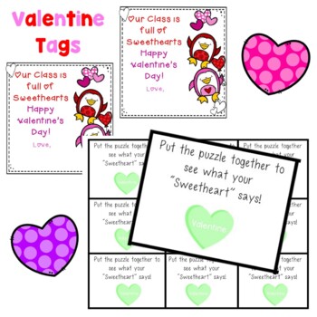 Heart Name Puzzle {Valentine} by Playful 'Bee'ginnings | TPT