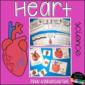 Preview of Heart Pumping Experiment and Heart Healthy Activities- Preschool- Kindergarten