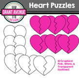 Heart Puzzles Clipart