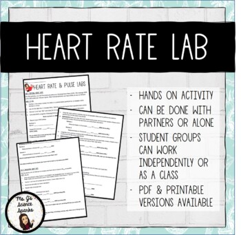 Preview of Heart Rate Lab