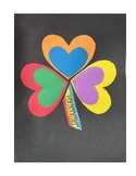 Heart Shamrock Art Project for St. Patrick’s Day