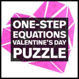 Solving One Step Equations with Positive Numbers Puzzle