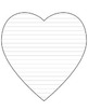 Heart-Shaped Writing And Doodling Paper For Valentine's Day - FREE! by ...