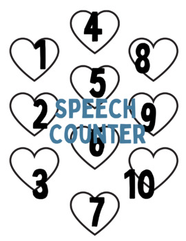 Preview of Heart Speech Counter