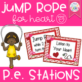 Jump Rope for Heart Themed P.E. Stations