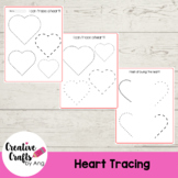 Heart Tracing - Preschool | PreK | Kindergarten