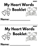 Heart Word Booklet- HMH SL inspired Modules 4-5