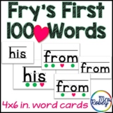 Heart Word Cards - Print and Go - Fry's First 100 + Colors
