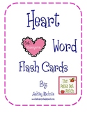 Heart Word Flash Cards: Set 1 - Kindergarten