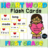 Heart Word Flash Cards for First Grade