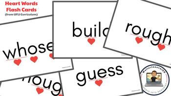 Preview of Heart Word Flashcards (UFLI)