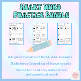 Heart Word Practice BUNDLE-Science of Reading- Could be us