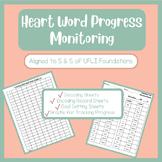 Heart Word Progress Monitoring- Aligned to UFLI Foundations