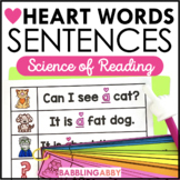 Heart Word Activities for Reading Fluency High Frequency W