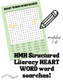 Heart Word Word Searches - HMH Structured Literacy Heart W