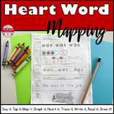 Heart Word Worksheets - Orthographic Word Mapping High Fre