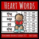 Heart Words Benchmark Advance Florida 2022 FIRST GRADE Wor