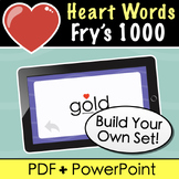Heart Words | Fry’s 1000 Sight Words | Build Your Own Digi