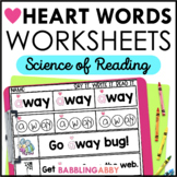 Heart Words High-Frequency Words with Heart Parts - Phonic