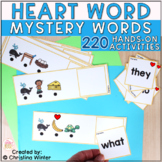 Heart Words Mystery Words