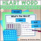 Heart Words Word Mapping - Editable