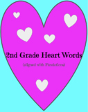 Heart Words, Science of Reading, 2nd Grade High-Frequency Words