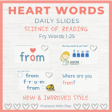 Heart Words | Science of Reading | Orthographic Mapping-Fr