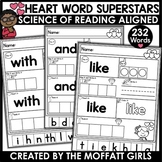 Heart Words (Word Mapping High Frequency Words- Science of