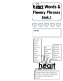 Heart Words and Fluency Phrases Booklet 1
