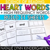 Heart Words and High Frequency Words Build It Worksheets S