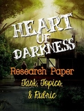 Heart of Darkness, by Joseph Conrad: Research Paper Tasks,