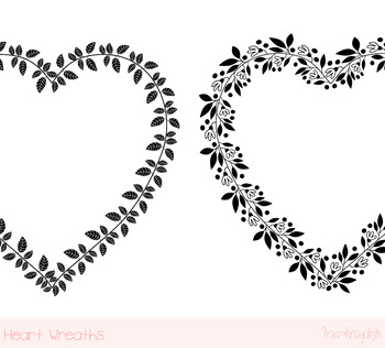 heart clip art black and white love