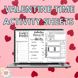Heartfelt Connections: Valentine's Day Time Printable Bundle