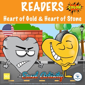 Preview of Heart of Gold, Heart Of Stone. Reader AmEn/Spanish. Color /BW