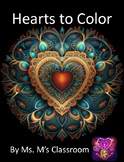 Hearts Coloring Pages