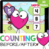 Hearts & Numbers Before and After Counting Math Google Sli