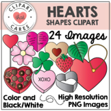 Hearts Shapes Clipart by Clipart That Cares