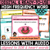 Hearts Words Google Slides Lessons High Frequency Words Sc